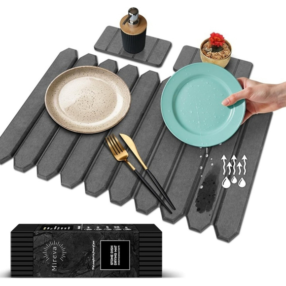 Stone Drying Mat For Kitchen Counter - Picture 1 of 7